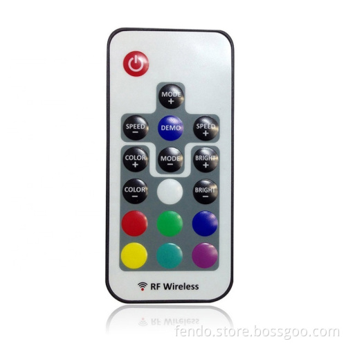 Mini Wireless RGB 17-Key LED RF Controller for Strip Light